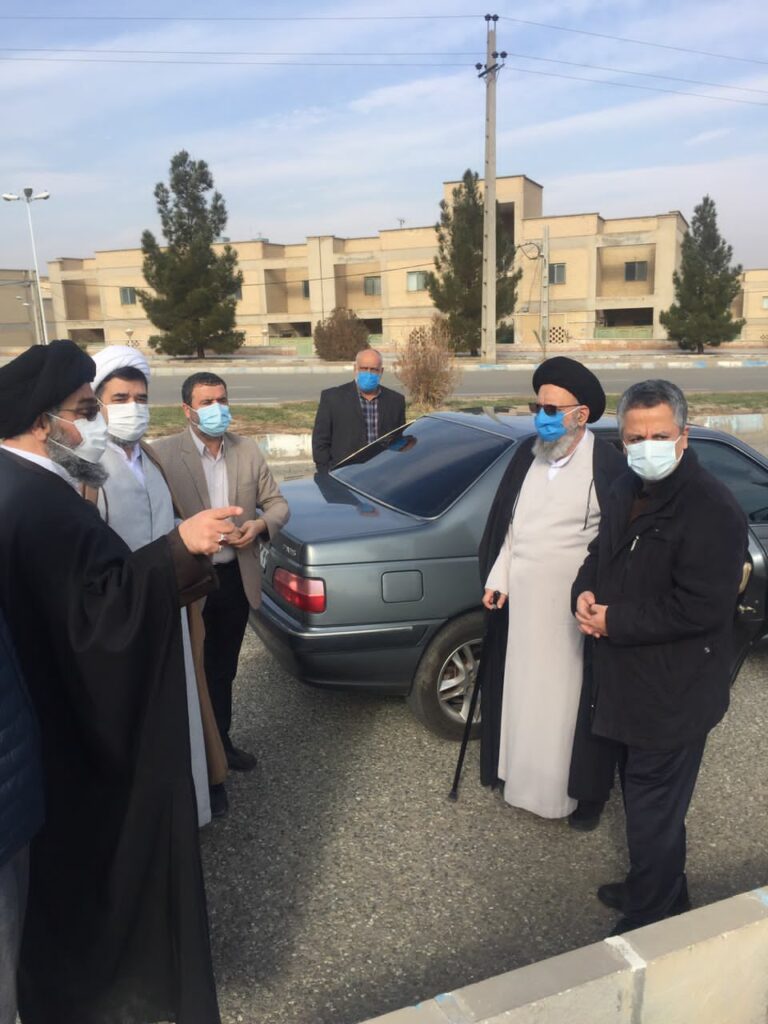دیدار آیت الله نورمفیدی از شهرک مهدیه