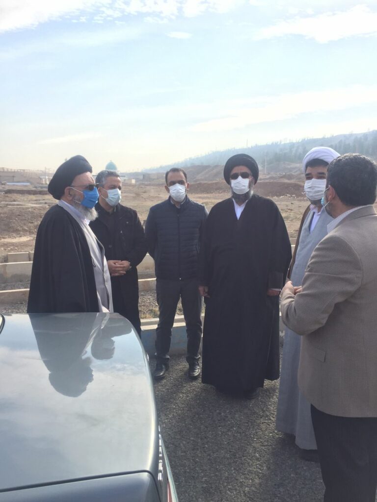 دیدار آیت الله نورمفیدی از شهرک مهدیه