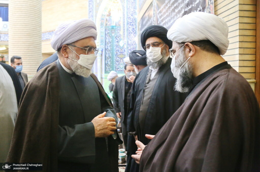 مراسم بزرگداشت حاجیه خانم لاجوردی، همسر گرامی مرحوم آیت الله العظمی فاضل لنکرانی (ره)