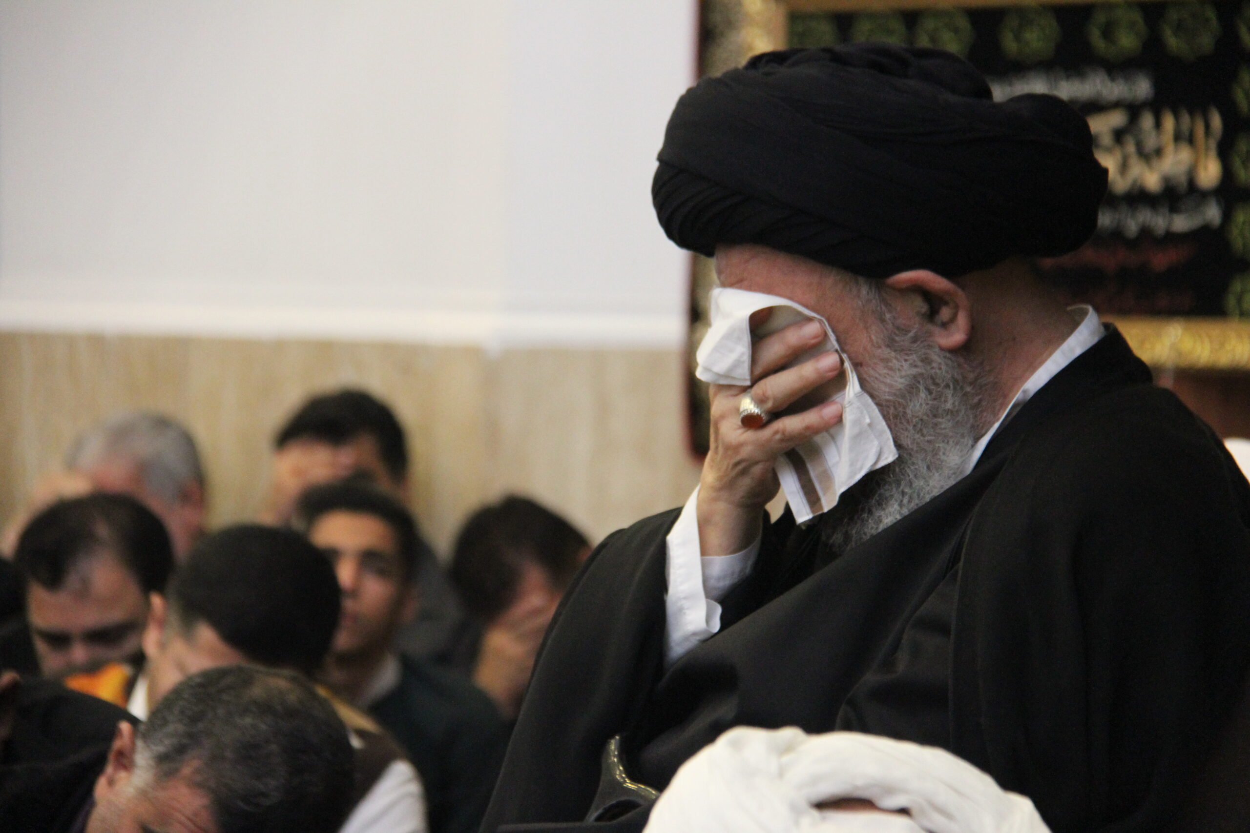 مراسم عزاداری دهه آخر صفر از طرف آیت الله نورمفیدی در بیت الزهرا (س)