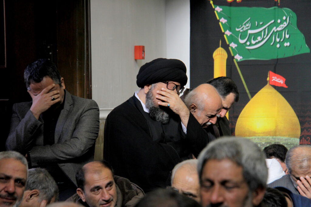 مراسم عزاداری دهه آخر صفر از طرف آیت الله نورمفیدی در بیت الزهرا (س)