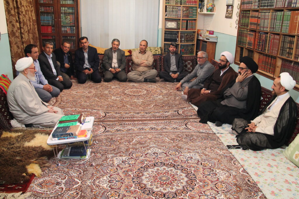 دیدار با آخوند قاری دری پور در شهرستان کلاله