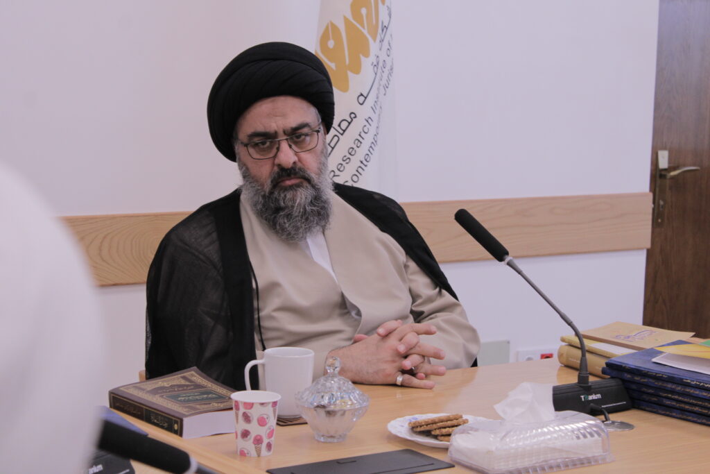 دیدار اعضای کنگره آیت الله حکیم با آیت الله سید مجتبی نورمفیدی