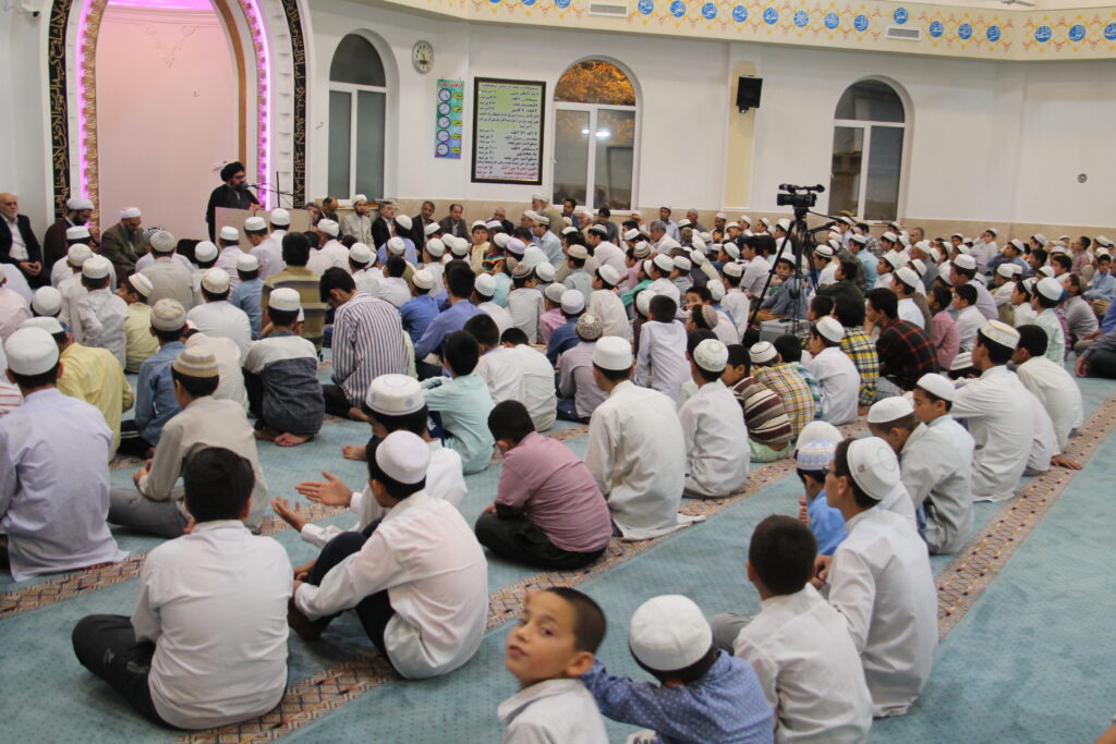 -گنبد96.3.28سخنرانی آیت الله سید مجتبی نورمفیدی در مسجد مرحوم آخوند طلابی در جمع حافظان و قاریان قران کریم