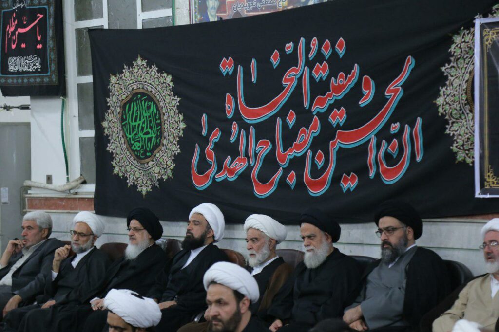 مراسم یادبود اشرفی شاهرودی