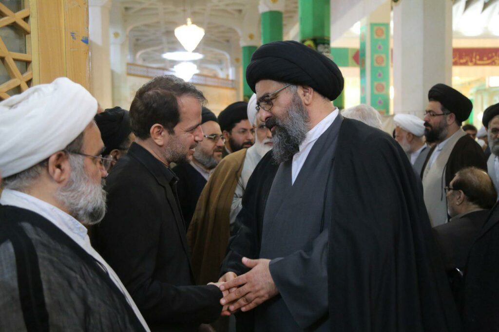 شرکت در مراسم ختم آیت الله میرمحمدی