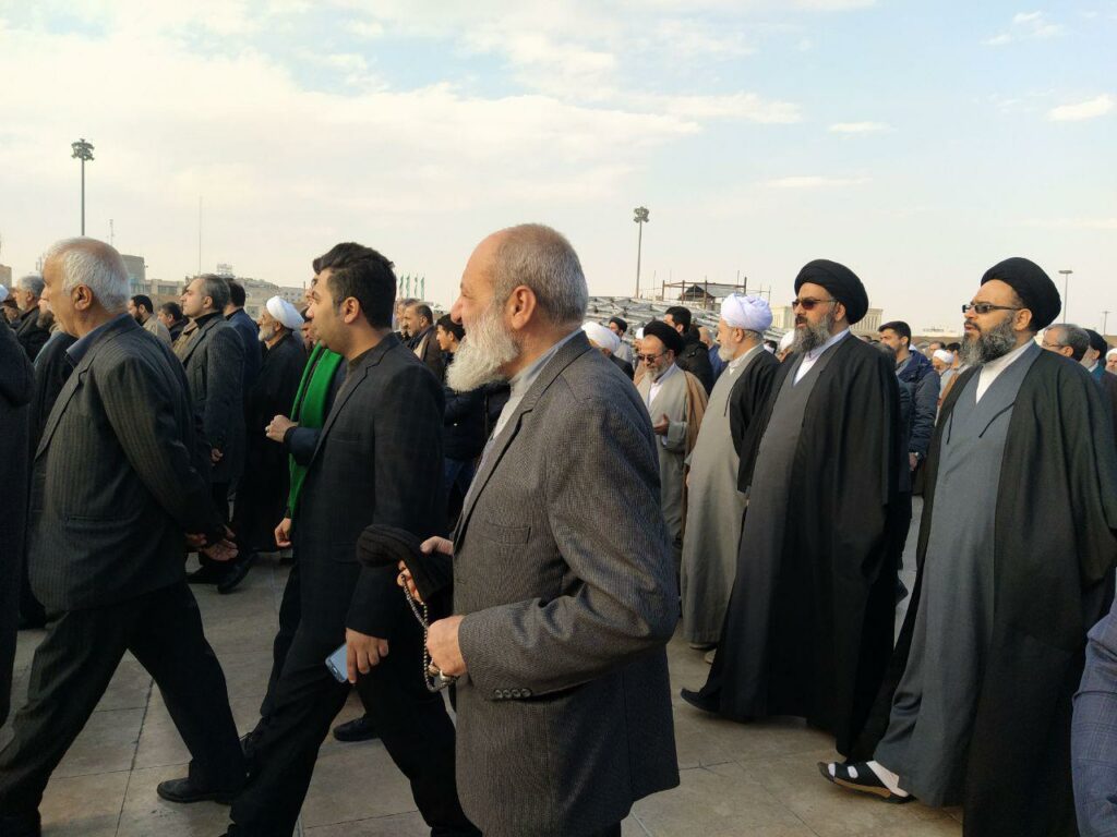 مراسم تشییع و ختم آیت الله مهر حسینی