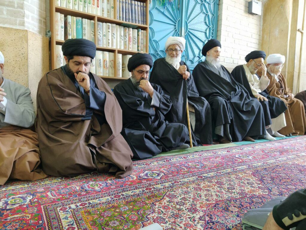 مراسم تشییع و ختم آیت الله مهر حسینی