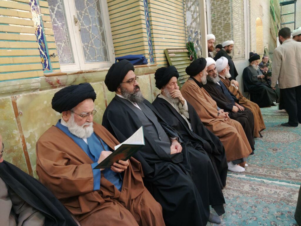 مراسم تشییع و ختم آیت الله مهر حسینی