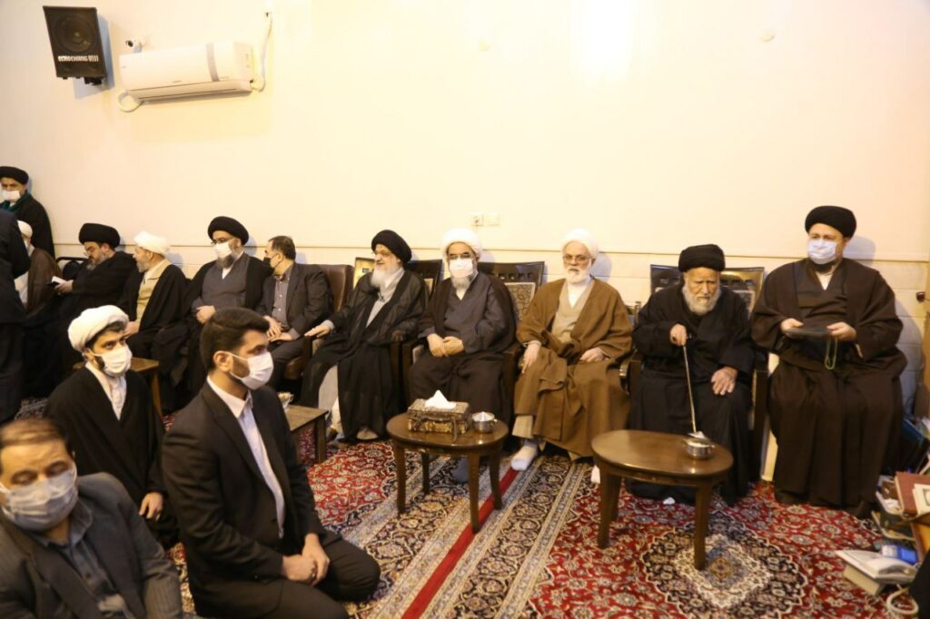 عرض تسلیت به بیت حضرت آیت الله العظمی علوی گرگانی