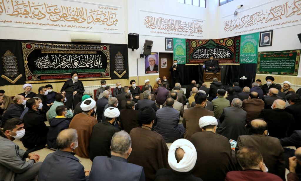 برگزاری مراسم عزاداری به مناسبت شهادت حضرت زهرا(س)