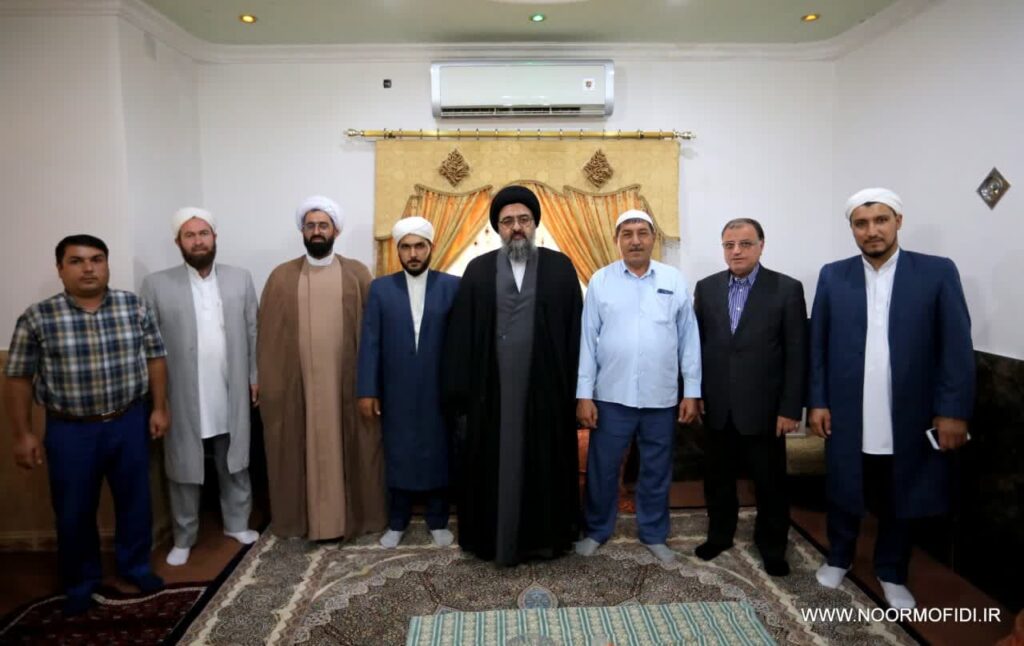 14. دیدار آیت الله سیدمجتبی نورمفیدی با علما و نخبگان و اقشار مختلف اهل سنت شهرستان گمیشان و آق قلا (بمناسبت عید قربان)