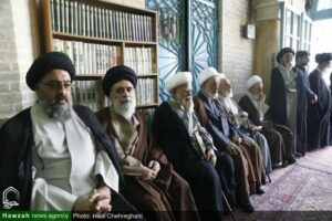 مراسم تشییع پیکر مرحوم آیت الله فاضل گلپایگانی
