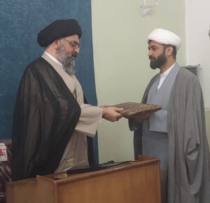 تجلیل از آیت الله سید مجتبی نورمفیدی به مناسبت روز معلم