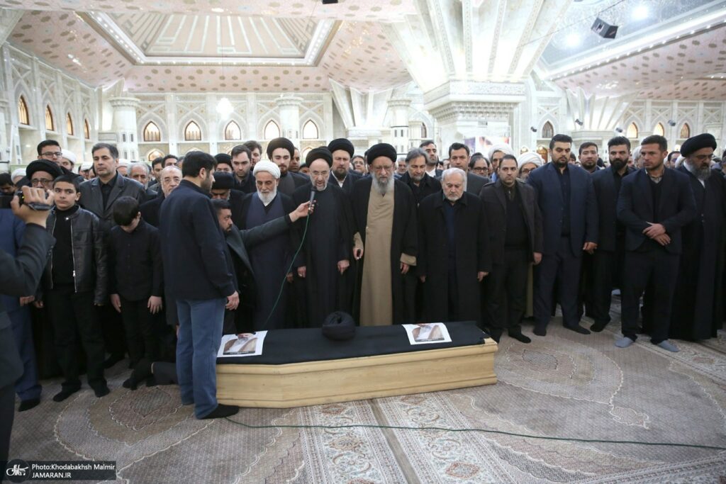 مراسم تشییع آیت الله بجنوردی