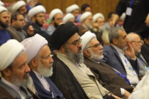 حضور آیت الله سیدمجتبی نورمفیدی در همایش صدمین سال باز تاسیس حوزه علمیه قم