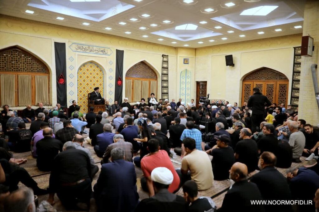 سخنرانی مراسم دهه محرم در مسجد گلشن گرگان