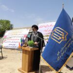 با حضور آیت الله سید مجتبی نورمفیدی آیین خشت‌گذاری مدرسه ۹ کلاسه امام خمینی(ره) شهر خمین برگزار شد