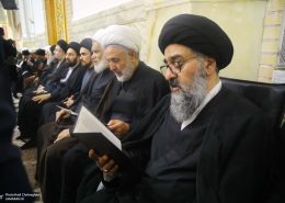 حضور آیت الله سید مجتبی نورمفیدی در مراسم بزرگداشت قائد شهید اُمت حضرت آیت‌ الله العظمی امام خامنه‌ای