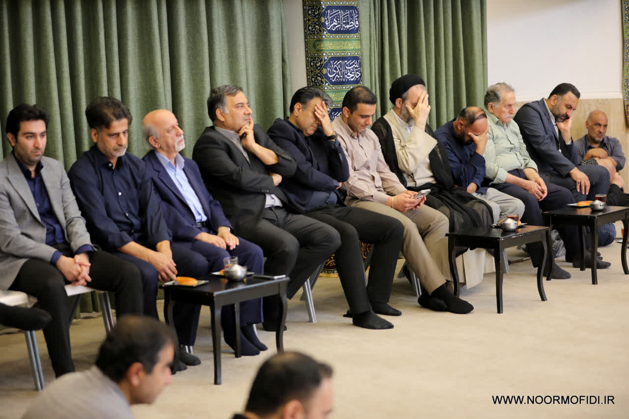 مراسم عزاداری دهه آخر صفر از سوی حضرت آیت الله نورمفیدی