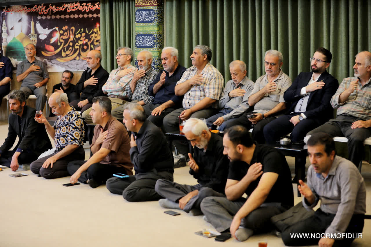 مراسم عزاداری دهه آخر صفر از سوی حضرت آیت الله نورمفیدی
